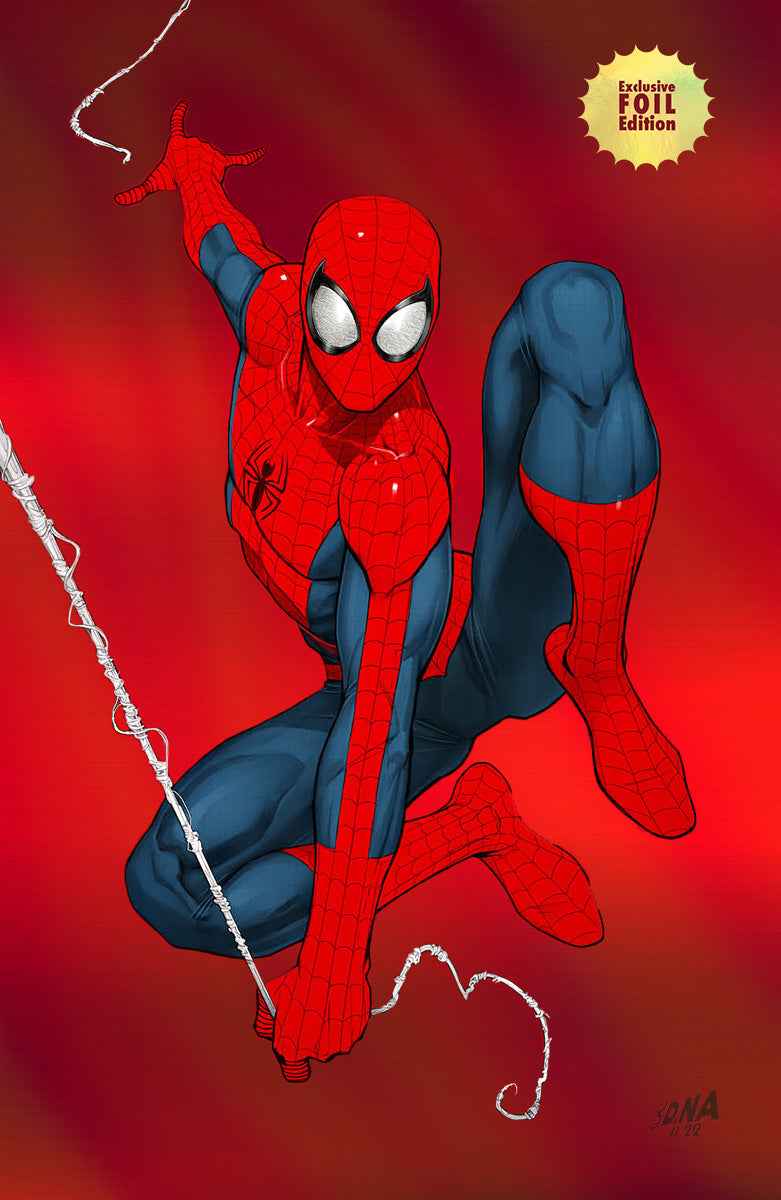 Foil Amazing Spider-Man #51 Unknown Comics David Nakayama Exclusive Virgin Color Bleed Variant