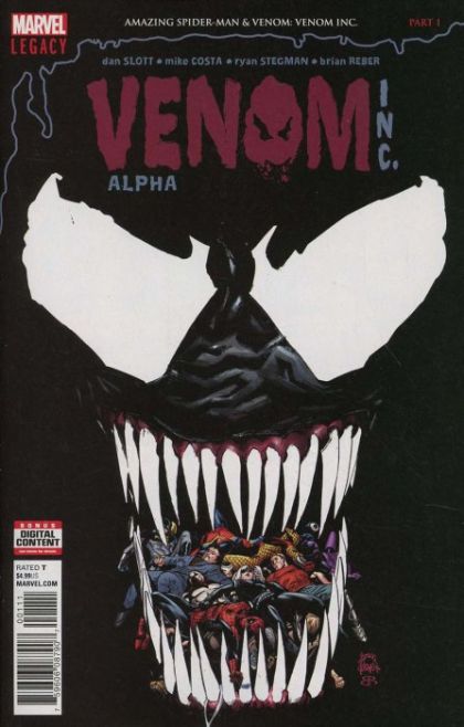 The Amazing Spider-Man & Venom: Venom Inc. - Alpha #1 – Regular Ryan Stegman Cover (Marvel, 2017)