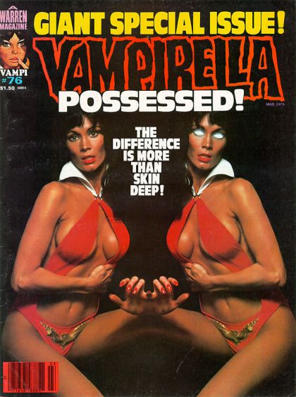 Vampirella Vol. 1 #76 – Live Model Cover (Barbara Leigh) (Warren, 1979)