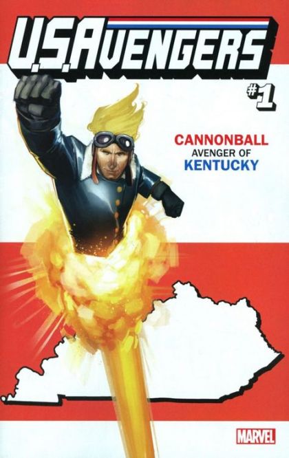 U.S.Avengers #1 – Variant Rod Reis Kentucky State Cover (Marvel, 2017)