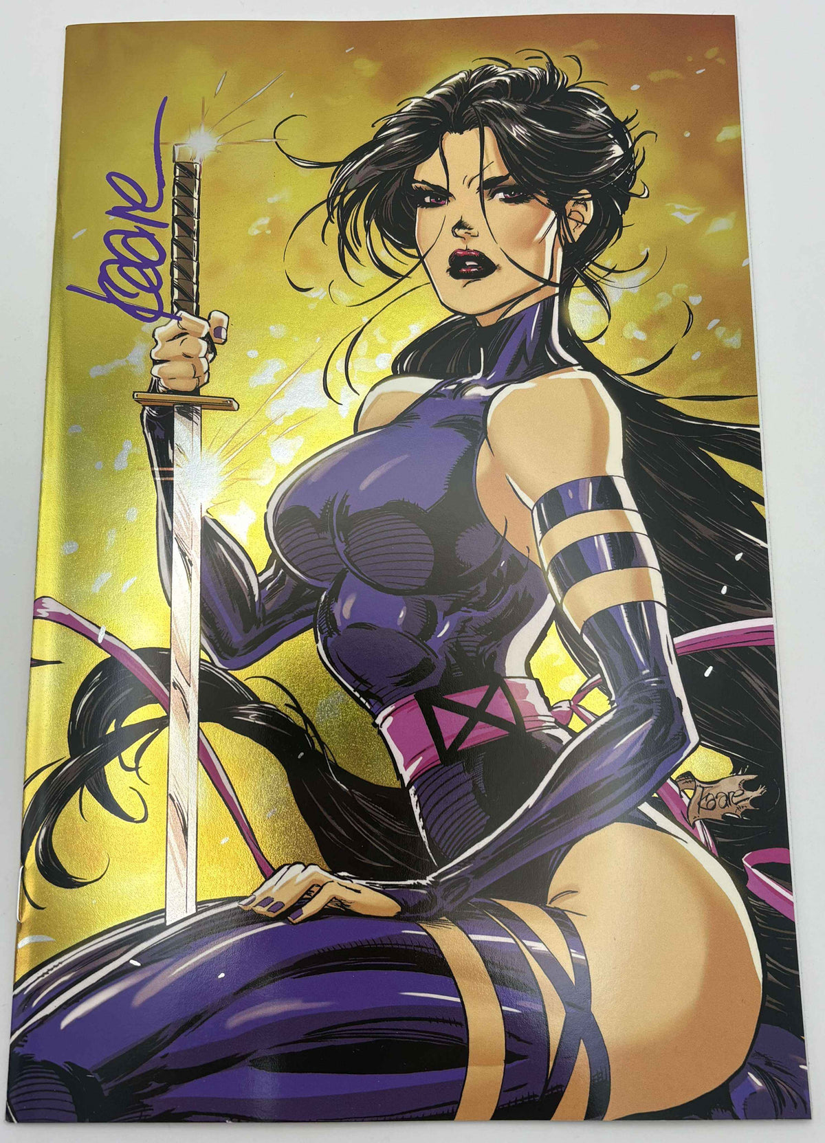 Foil X-Men #10 Unknown Comics Kaare Andrews Exclusive Virgin MegaCon 2025 Variant — Signed by Kaare Andrews