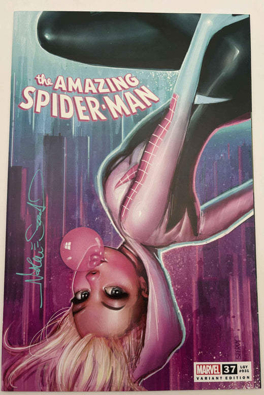 Amazing Spider-Man #37 — Gang War Unknown Comics Nathan Szerdy Exclusive Variant — Signed by Nathan Szerdy
