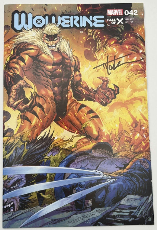 Wolverine #42 Unknown Comics Tyler Kirkham Exclusive Variant — Signed by Tyler Kirkham