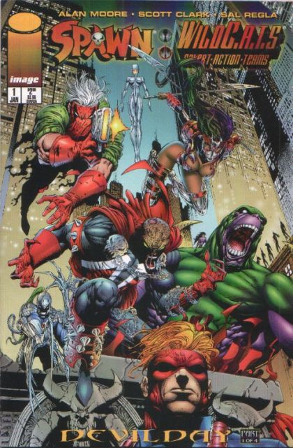 Spawn / WildC.A.T.s #1 (Image, 1996)