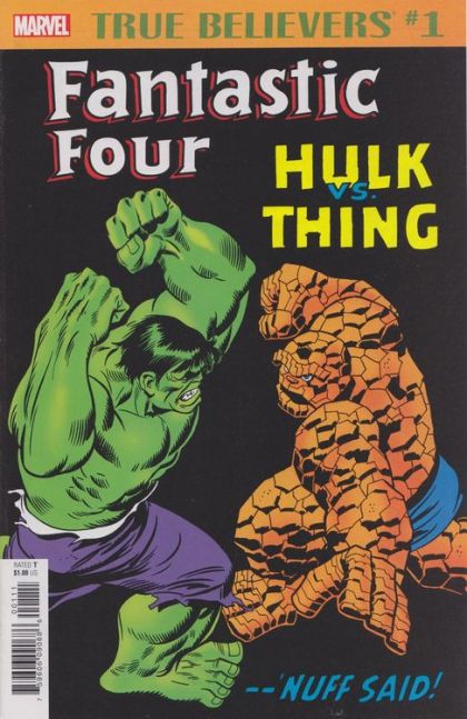 True Believers: Fantastic Four Hulk Vs Thing #1 (Marvel, 2018)