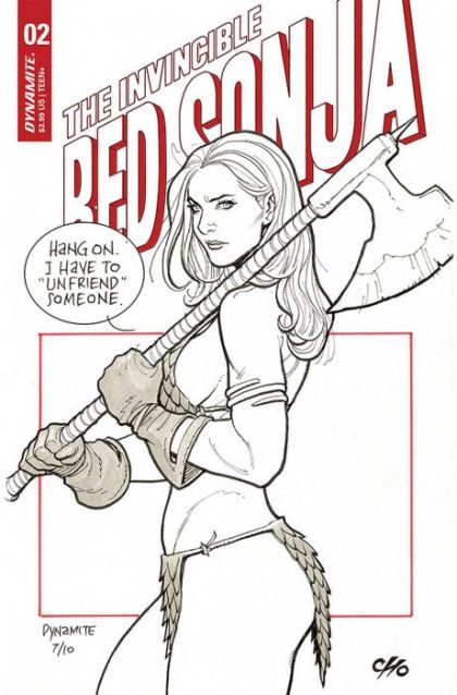The Invincible Red Sonja #2 – Frank Cho Outrage Variant (Dynamite Entertainment, 2021)