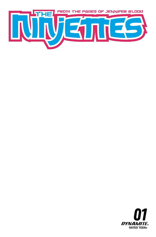 Ninjettes #1 (Of 5) Cover E Blank Authentix