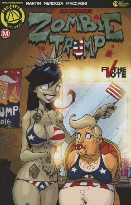 Zombie Tramp Vol. 3 #29 – Variant Dan Mendoza Election Cover (Danger Zone, 2016)