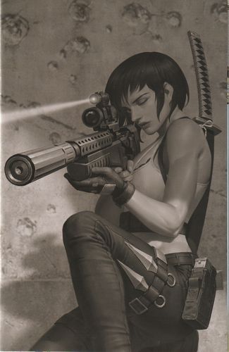 Jennifer Blood Vol. 2 #1 – Yoon B&W Virgin Variant 1:7 (Dynamite Entertainment, 2021)