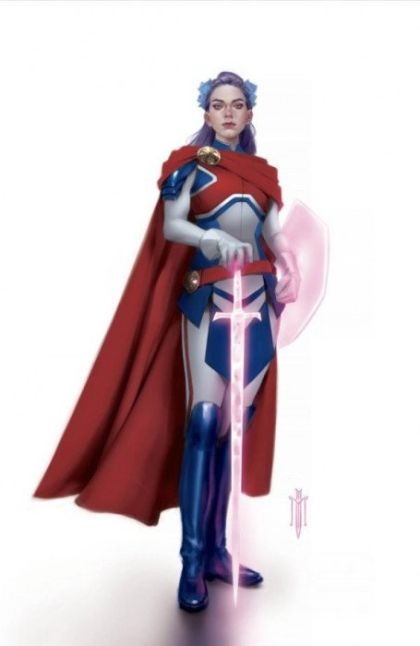 Betsy Braddock: Captain Britain #1 – Miguel Mercado Virgin Variant (Marvel, 2023)