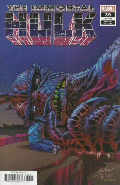 The Immortal Hulk #39 – Variant Joe Bennett Spoiler Cover (Marvel, 2020)