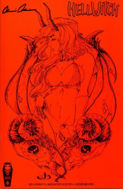 Hellwitch: Hellbourne #1 – Jenevieve Broomall Mega Incentive Variant (Coffin, 2019)