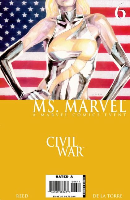 Ms. Marvel Vol. 2 #6 – David Mack Regular (Marvel, 2006)