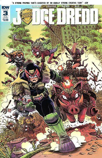 Judge Dredd Vol. 5 #3 – Variant James Stokoe Subscription Cover (IDW Publishing, 2016)