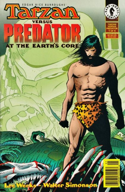 Tarzan vs. Predator At The Earth's Core #1 – Newsstand Edition (Dark Horse, 1996)