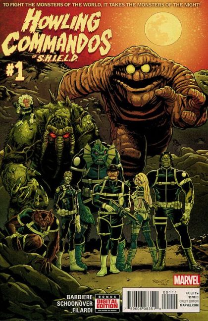 Howling Commandos of S.H.I.E.L.D. #1 – Brent Schoonover Regular Cover (Marvel, 2015)