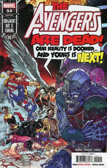 Avengers Vol. 8 #54 – Javier Garrón Regular Cover (Marvel, 2022)
