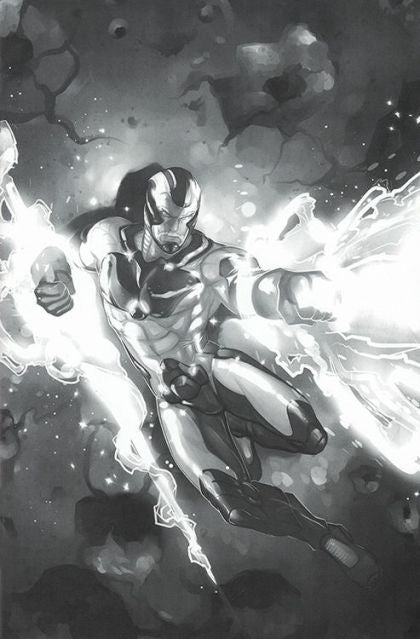 X-O Manowar Vol. 5 #4 – Cvr K 616 Comics / Bird City Comics B&W Virgin Var Hetrick (Valiant Entertainment, 2021)