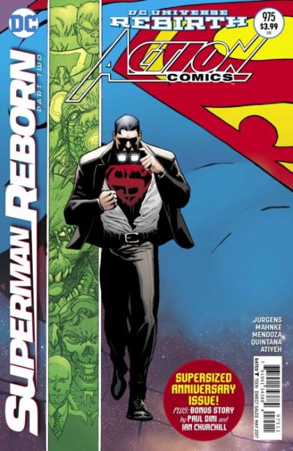 Action Comics Vol. 3 #975 – Regular Patrick Gleason & Mick Gray Cover (DC, 2017)