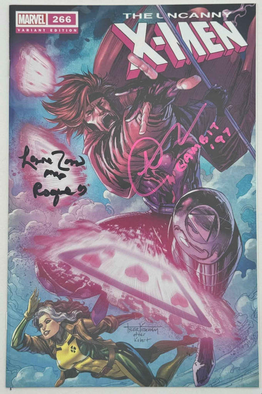 Uncanny X-Men #266 Facsimile — Tyler Kirkham Variant — Signed Zann & LoCascio — Unknown Comics
