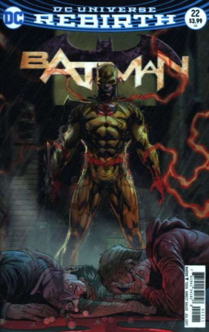 Batman Vol. 3 #22 – Regular Jason Fabok Lenticular Cover (DC, 2017)