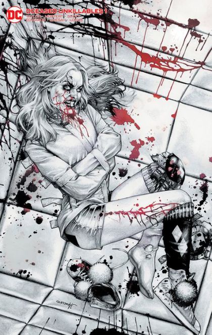 DCeased: Unkillables #1 – Unknown Comic Books Exclusive Jay Anacleto B&W Variant (DC, 2020)