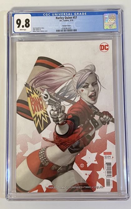 Harley Quinn Vol. 3 #57 – Variant Julian Totino Tedesco Cover (DC, 2019) CGC 9.8