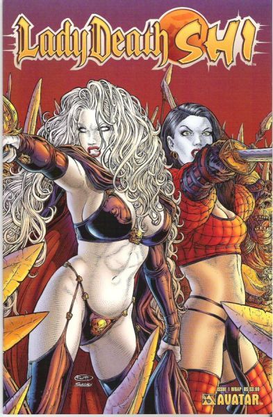 Lady Death & Shi #1 – Wrap Cover (Avatar Press, 2007)