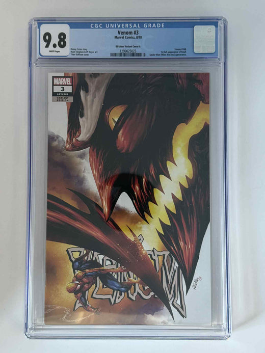 Venom #3 CGC 9.8 Blue Label Exclusive Variant
