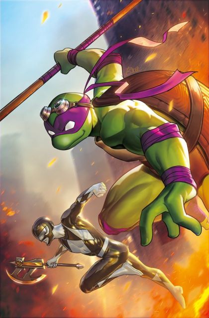 Mighty Morphin Power Rangers / Teenage Mutant Ninja Turtles Vol. 2 #4 – R1c0 Variant (Boom! Studios, 2023)