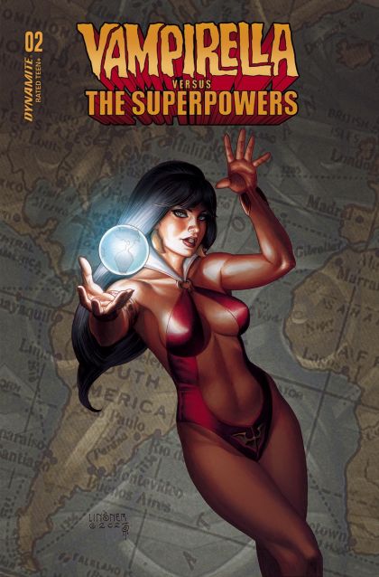 Vampirella vs. The Superpowers #2 – Joseph Michael Linsner Variant (Dynamite Entertainment, 2023)