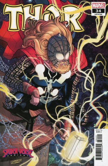 Thor Vol. 6 #34 – Javier Garron Spider-Verse Variant (Marvel, 2023)