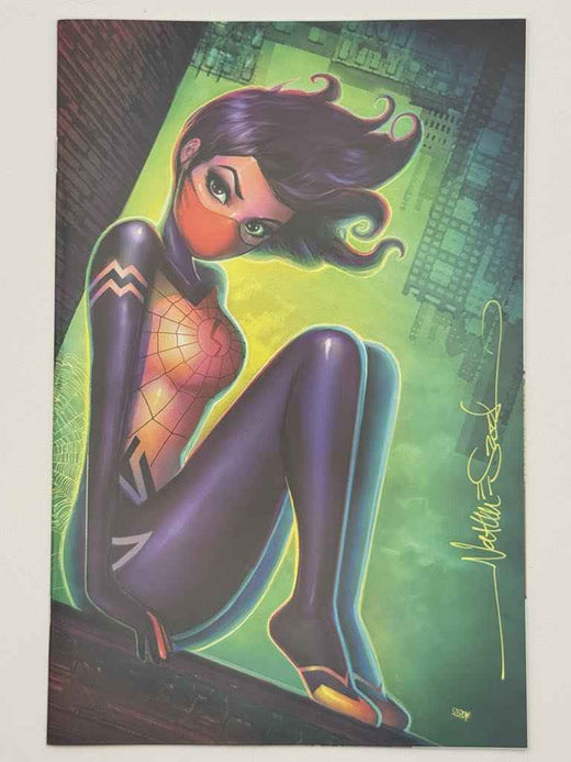 Edge Of Spider-Verse #1 Unknown Comics Nathan Szerdy Exclusive Virgin Variant — Signed by Nathan Szerdy