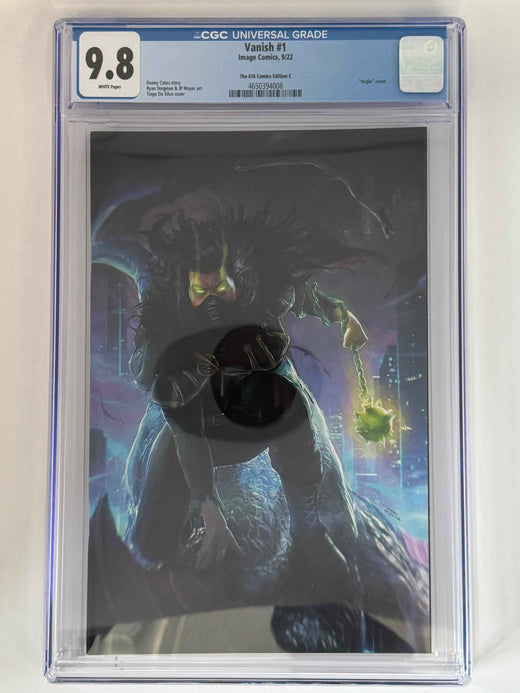 Vanish #1 CGC 9.8 Blue Label Tiago Da Silva Exclusive Variant