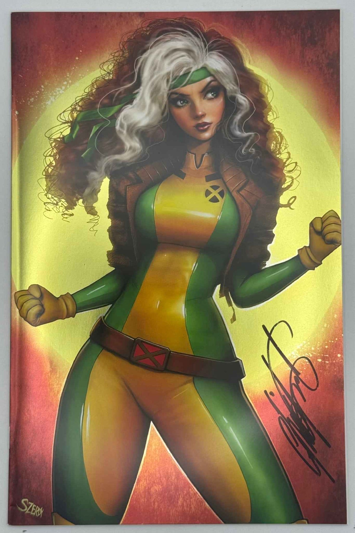 Avengers Annual #10 Facsimile — Nathan Szerdy Virgin Variant — SDCC 2024 Foil — Signed Chris Claremont
