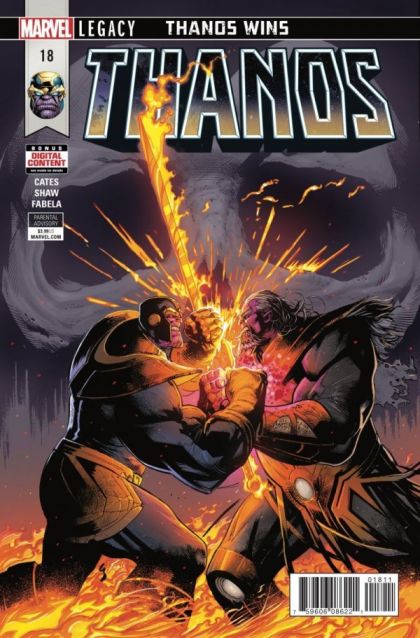 Thanos Vol. 2 #18 – Regular Geoff Shaw Cover (Marvel, 2018)