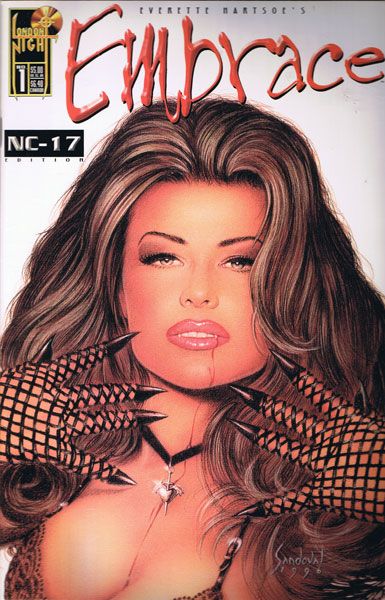 Embrace #1 – NC-17 cover - Carmen Electra (London Night Studios, 1996)