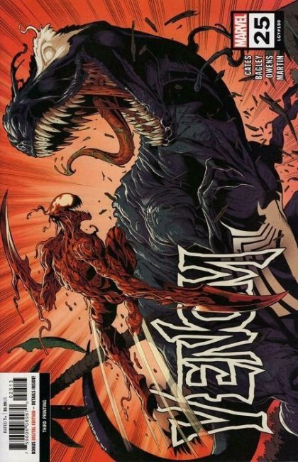 Venom Vol. 4 #25 – 3rd Printing Mark Bagley Variant (Marvel, 2020)