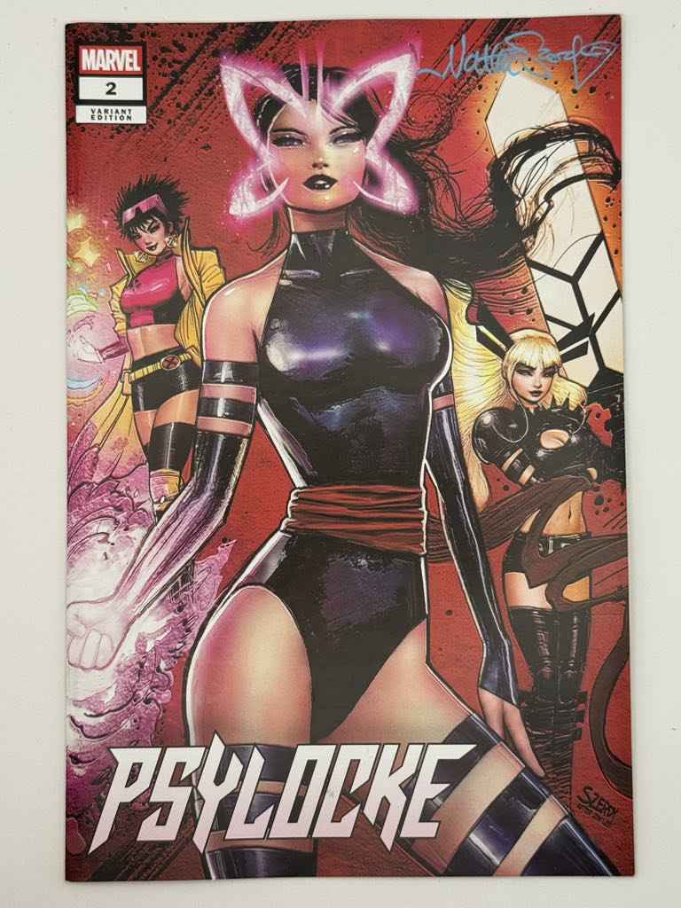 Psylocke #2 Unknown Comics Nathan Szerdy Exclusive Variant — Signed by Nathan Szerdy