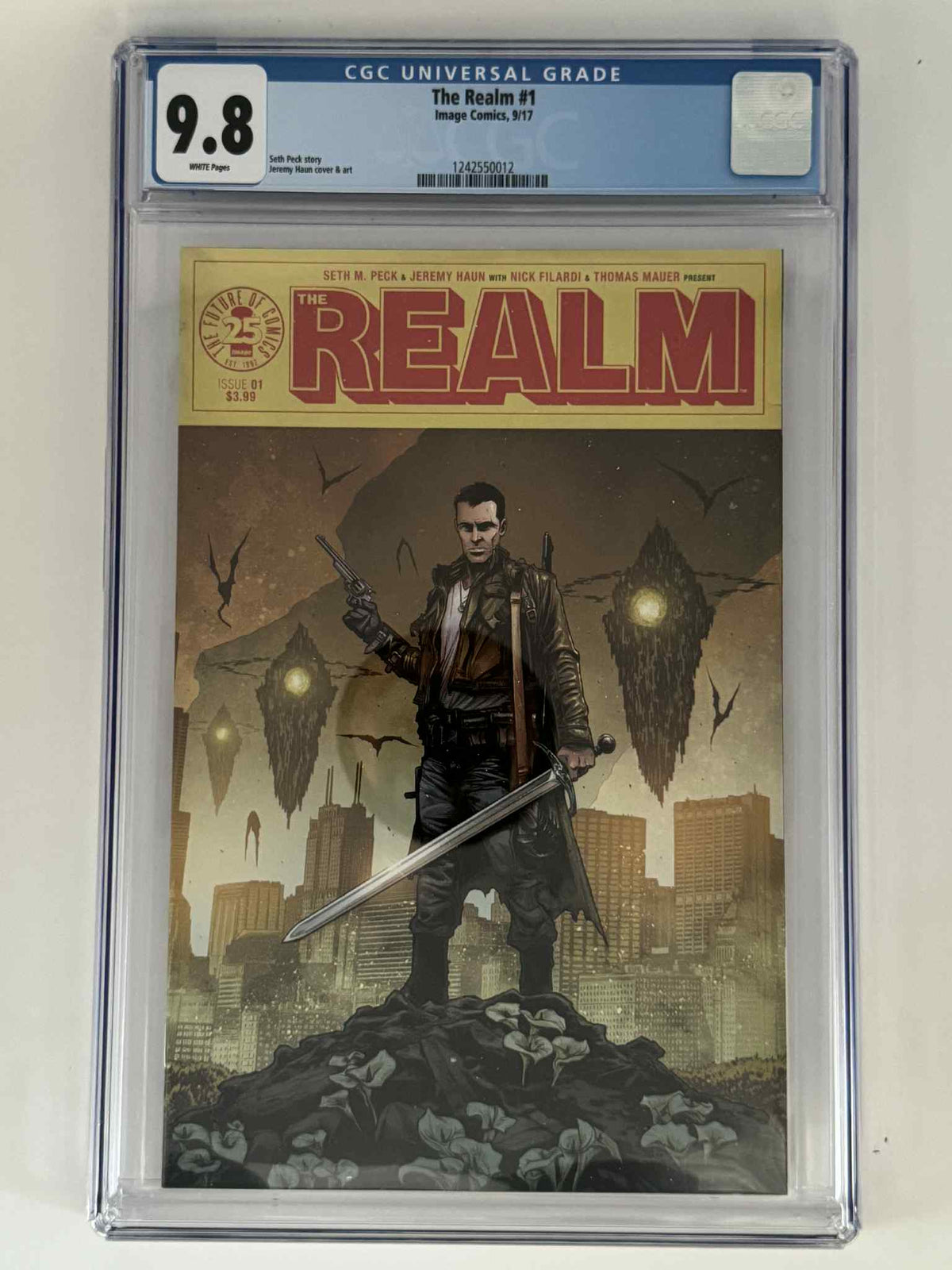 The Realm #1 CGC 9.8 Blue Label Haun Exclusive Variant
