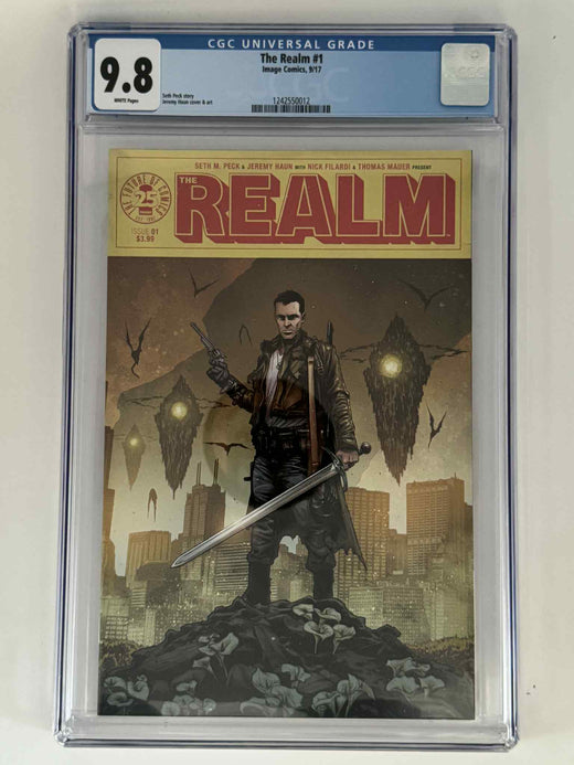 The Realm #1 CGC 9.8 Blue Label Haun Exclusive Variant