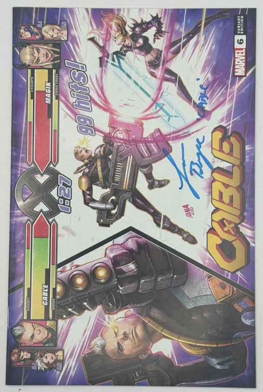 Cable #6 — David Nakayama Variant — Signed Lawrence Bayne — X of Swords