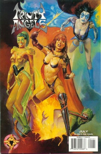 Trinity Angels #1 – Variant Cover (Acclaim, 1997)