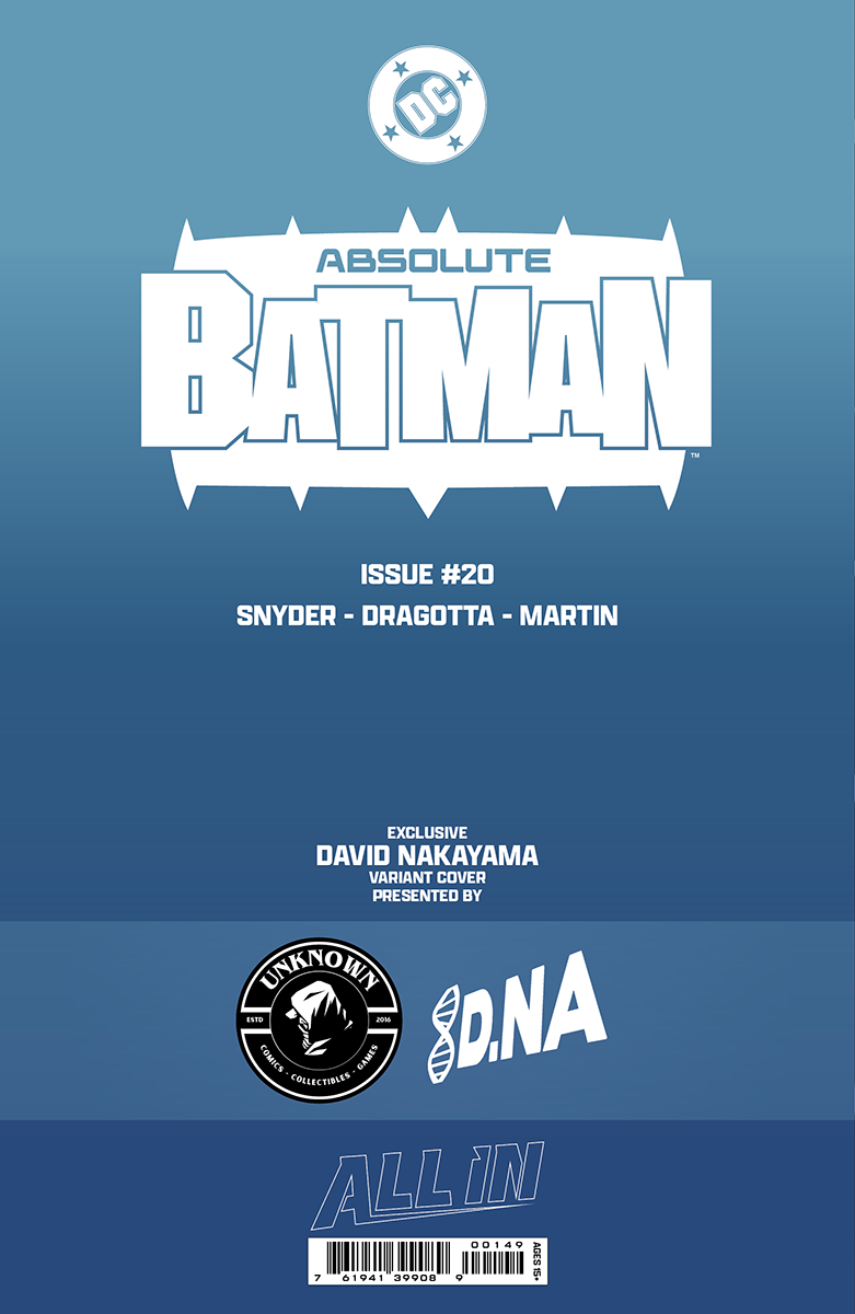 [FOIL] ABSOLUTE BATMAN #20 DAVID NAKAYAMA EXCLUSIVE VIRGIN VAR (05/13/2026)