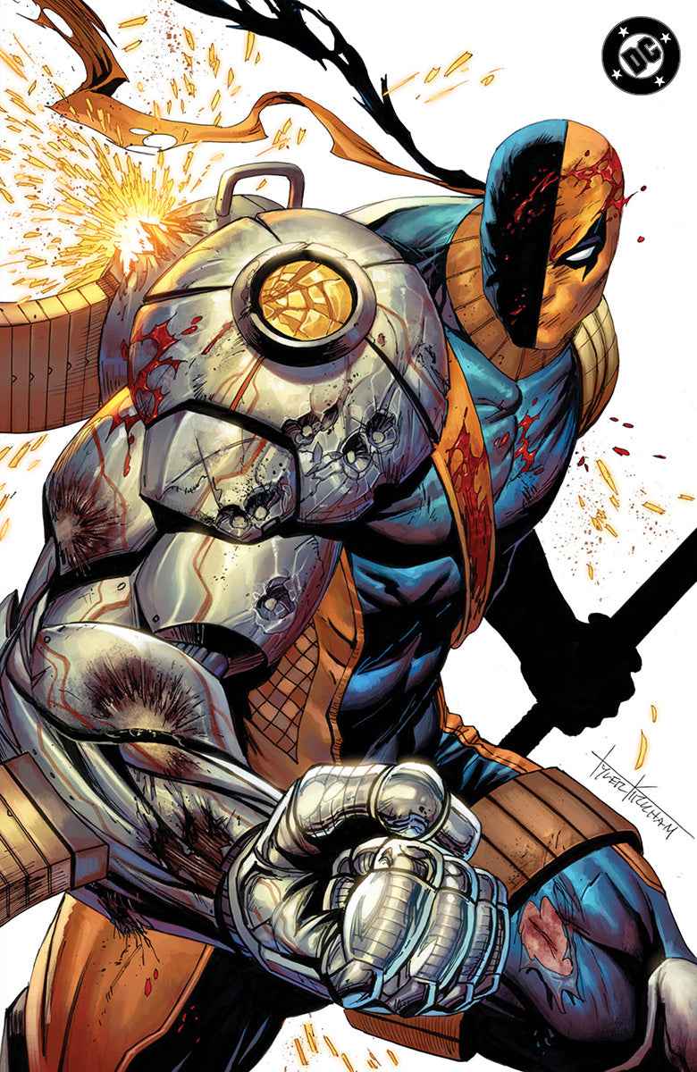 Absolute Batman #21 Tyler Kirkham Exclusive Battle Damaged Deathstroke Virgin Variant