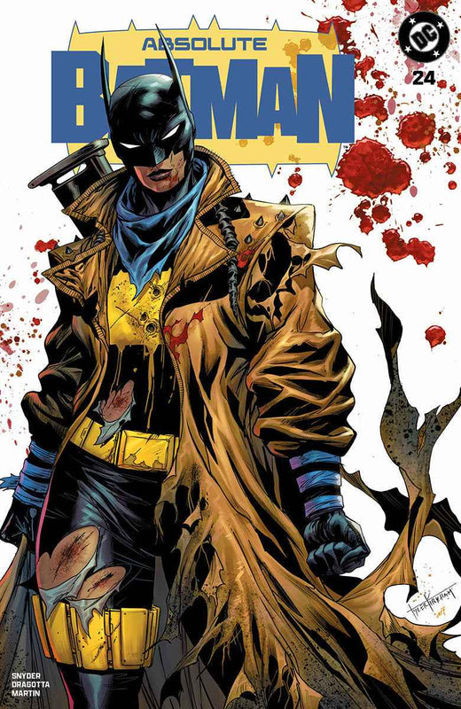 Absolute Batman #24 Tyler Kirkham Battle Damaged The Bat Exclusive Variant