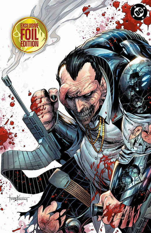 Foil Absolute Batman #24 Tyler Kirkham Battle Damaged Penguin Exclusive Virgin Variant