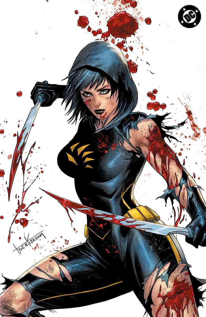 Absolute Cassandra Cain The Shadow's Hand #1 (One Shot) Tyler Kirkham Battle Damaged Exclusive Virgin Variant