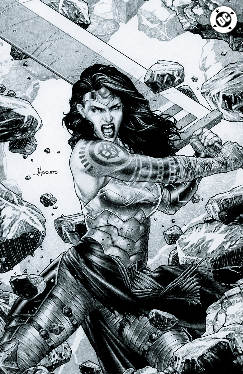 [Black & White] Absolute Wonder Woman #21 Jay Anacleto Exclusive Virgin Variant