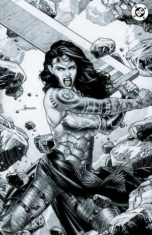 [Black & White] Absolute Wonder Woman #21 Jay Anacleto Exclusive Virgin Variant
